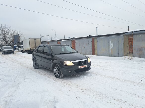 2010 Renault Logan I Рестайлинг, серый - вид 1