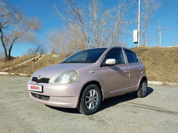 2001 Toyota Vitz I (P10), розовый, 399000 рублей - вид 1