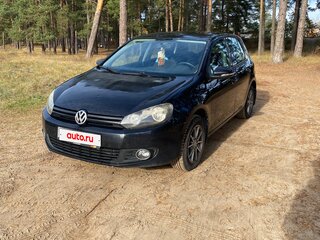2009 Volkswagen Golf VI, чёрный, 620000 рублей, вид 1