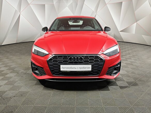 2021 Audi A5 45 TFSI II (F5) Рестайлинг, красный - вид 6