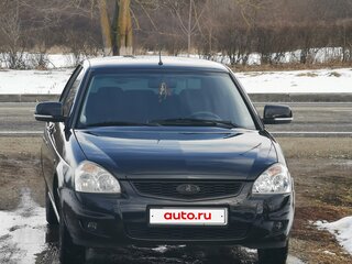 2012 Lada (ВАЗ) Priora I, чёрный, 450000 рублей, вид 2