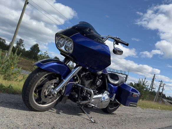 2011 Harley-Davidson Road Glide Limited, синий, 1000000 рублей - вид 6