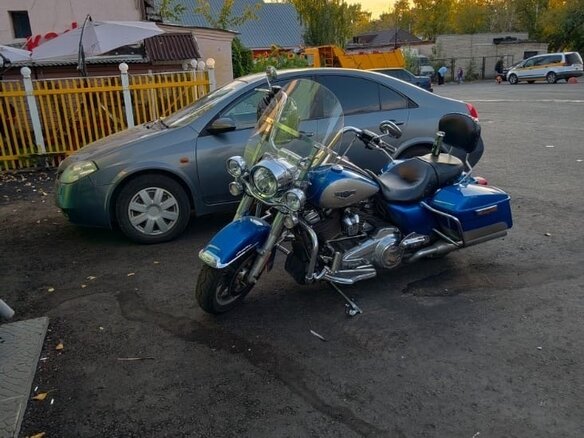 2018 Harley-Davidson Road King, синий, 2099999 рублей - вид 1