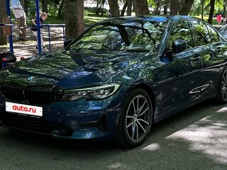 2021 BMW 3 серии 318d VII (G2x), синий, 3700000 рублей, вид 1