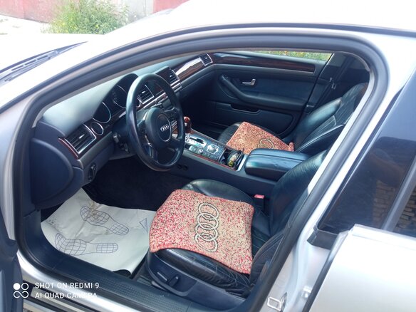 2004 Audi A8 II (D3), серебристый, 700000 рублей - вид 6