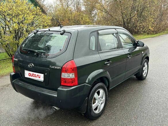 2008 Hyundai Tucson I, зелёный, 535000 рублей - вид 4
