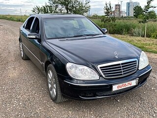 2003 Mercedes-Benz S-Класс 500 IV (W220) Рестайлинг, чёрный, 1000000 рублей, вид 1