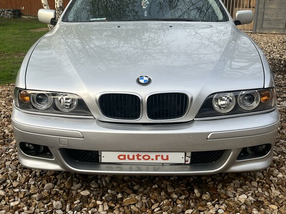 2003 BMW 5 серии 525i IV (E39) Рестайлинг, серебристый - вид 1