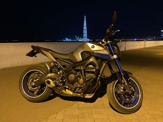 2016 Yamaha MT-09 (FZ-09), серый, 730000 рублей, вид 1