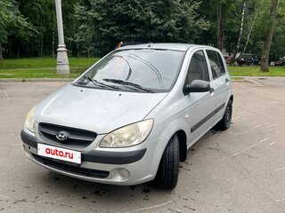 2008 Hyundai Getz I Рестайлинг, серебристый, 410000 рублей, вид 1