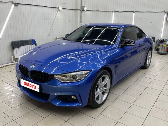 2014 BMW 4 серии 420i xDrive F32/F33/F36, синий, 2450000 рублей