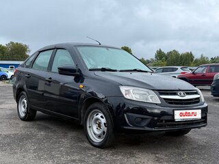 2014 Lada (ВАЗ) Granta I, чёрный, 289999 рублей, вид 2