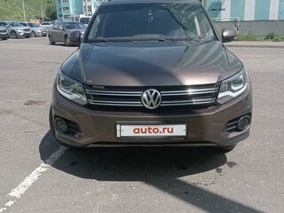2014 Volkswagen Tiguan I Рестайлинг, коричневый, 1200000 рублей, вид 1