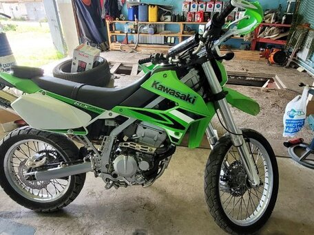2012 Kawasaki KLX 250, зелёный, 400000 рублей, вид 4