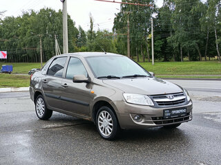 2014 Lada (ВАЗ) Granta I, коричневый, 309000 рублей, вид 3