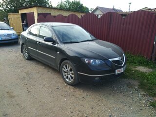 2008 Mazda 3 I (BK) Рестайлинг, чёрный, 650000 рублей, вид 1