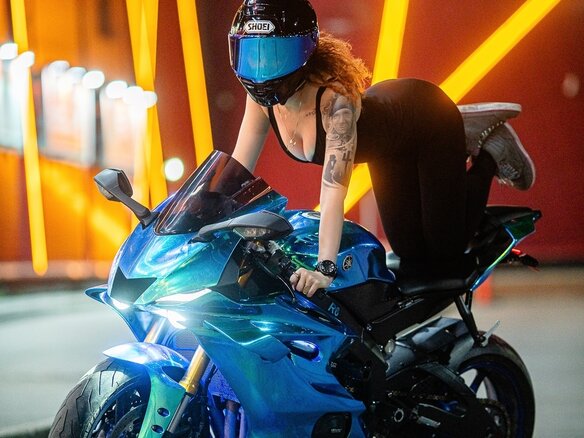 2017 Yamaha YZF-R6, синий, 1400000 рублей