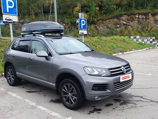 2013 Volkswagen Touareg II, серый, 2450000 рублей, вид 3