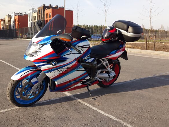 2007 BMW K 1200 S, чёрный, 795000 рублей - вид 7