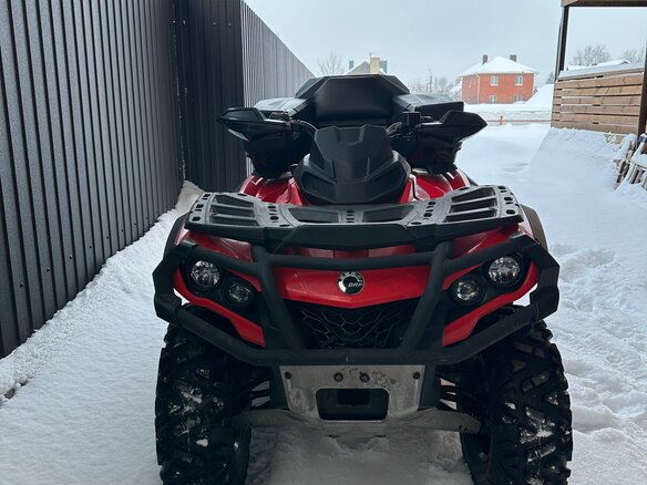 2013 BRP Can-Am Outlander 500, красный, 750000 рублей