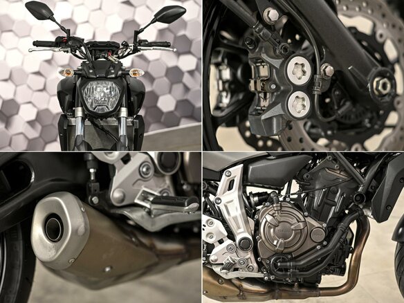 2015 Yamaha MT-07 (FZ-07), серый, 695000 рублей - вид 9