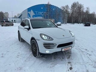2013 Porsche Cayenne Diesel II (958), белый, 3000000 рублей, вид 2