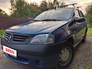 2007 Renault Logan I, синий, 265000 рублей, вид 1