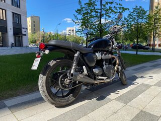 2018 Triumph Street Twin, чёрный, 695000 рублей, вид 4