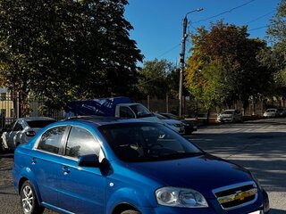2008 Chevrolet Aveo I Рестайлинг, синий, 300000 рублей, вид 1