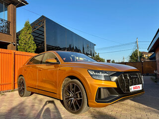 2019 Audi Q8 45 TDI I (4M), оранжевый, 7100000 рублей, вид 1
