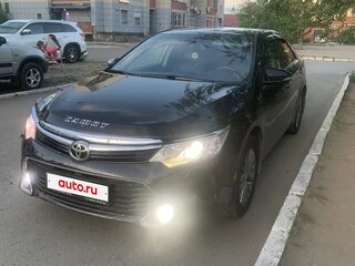 2016 Toyota Camry VII (XV50) Рестайлинг, чёрный, 2200000 рублей, вид 1