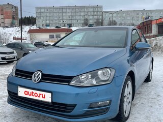 2014 Volkswagen Golf VII, голубой, 1250000 рублей, вид 3