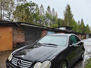 2002 Mercedes-Benz CLK-Класс 200 II (W209), чёрный, 600000 рублей, вид 1