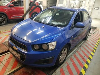 2013 Chevrolet Aveo II, синий, 799000 рублей, вид 3