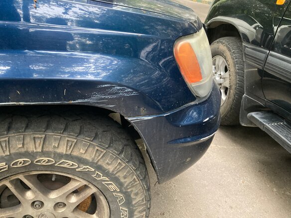 2004 Jeep Grand Cherokee II (WJ), синий - вид 18