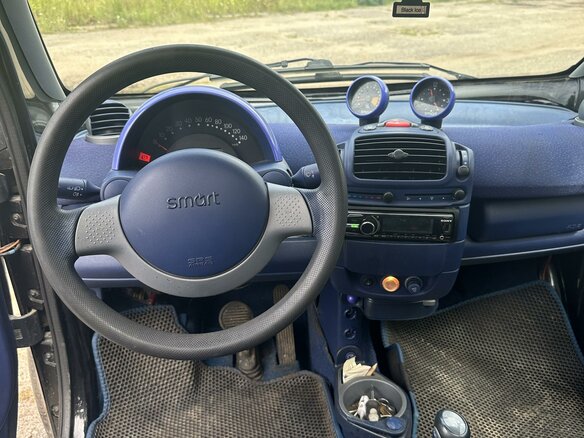 2000 Smart Fortwo City-Coupe I, чёрный, 305000 рублей - вид 5