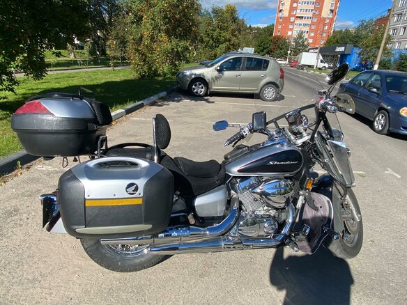 2008 Honda Shadow 750, серебристый, 500000 рублей - вид 21