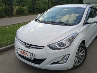 2014 Hyundai Elantra V (MD) Рестайлинг, белый, 1150000 рублей, вид 1