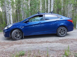 2011 Hyundai Solaris I, синий, 575000 рублей, вид 5