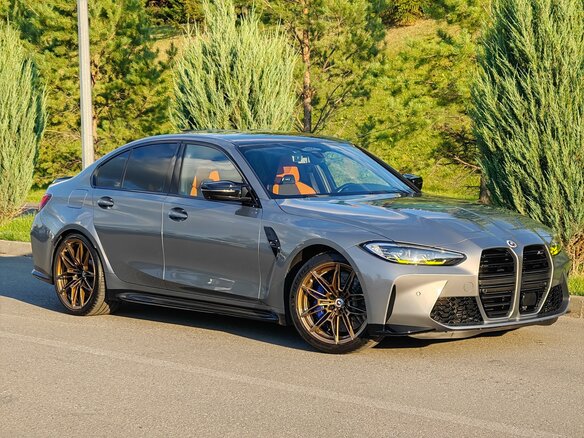 2022 BMW M3 Competition Package VI (G80), серый, 11990000 рублей - вид 9