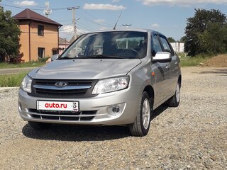 2013 Lada (ВАЗ) Granta I, серебристый, 600000 рублей, вид 1