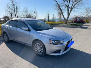 2012 Mitsubishi Lancer X Рестайлинг, серебристый, 1460000 рублей, вид 4