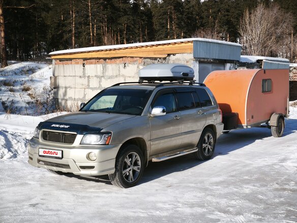 2001 Toyota Highlander I (XU20), золотистый, 1050000 рублей - вид 5