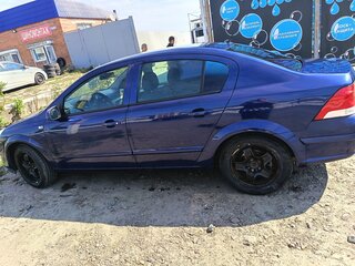 2007 Opel Astra H Рестайлинг, синий, 460000 рублей, вид 4