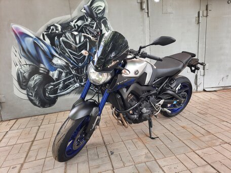 2016 Yamaha MT-09 (FZ-09), серый, 740000 рублей, вид 1