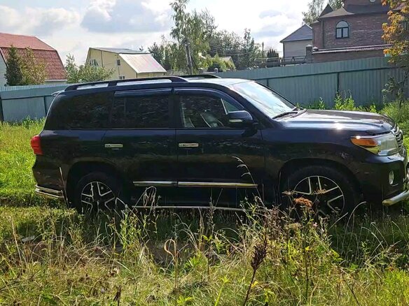 2013 Toyota Land Cruiser 200 Series Рестайлинг 1, чёрный, 3550000 рублей - вид 7