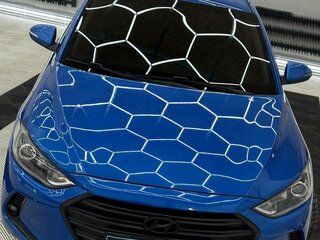 2016 Hyundai Elantra VI (AD), синий, 1630000 рублей, вид 3