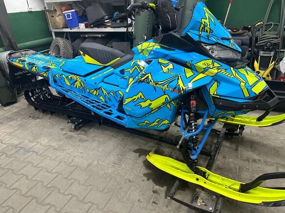 2017 BRP Ski-Doo Summit 850, голубой, 1200000 рублей - вид 3