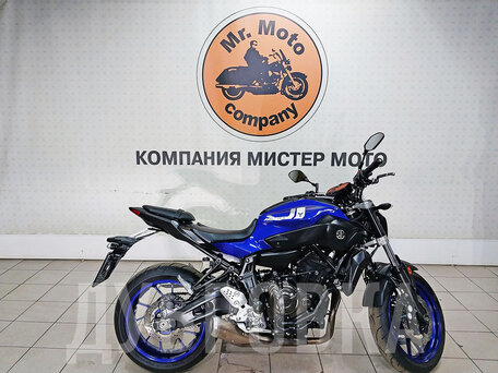 2017 Yamaha MT-07 (FZ-07), синий, 698000 рублей, вид 1