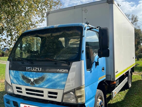 2008 Isuzu Elf (N-series), синий, 1350000 рублей - вид 1